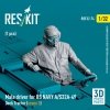 RESKIT RSF32-0074 Male driver for US NAVY A/S32A-49 Deck Tractor (scene 3) (1 pcs) (3D Printed) (1/32)